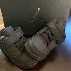 Nike Air Jordan Leather Black Shoes NWT Toddler 4C